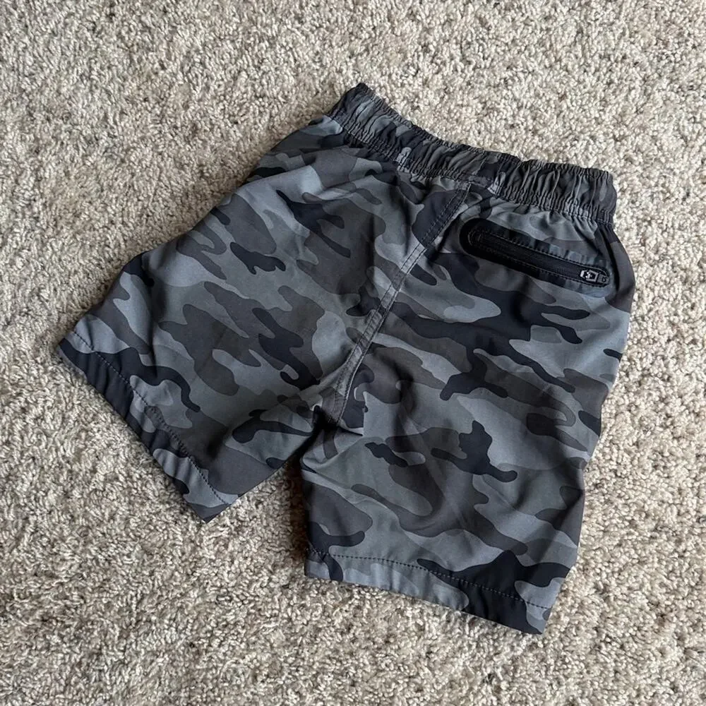 GAP Grey Camouflage Mesh Lined Athletic Shorts Size XS